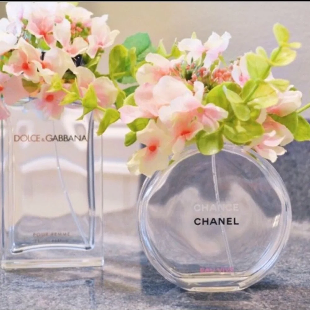 EMPTY CHANEL Chance Eau de Toilette Bottle and Box 3.4 ounce